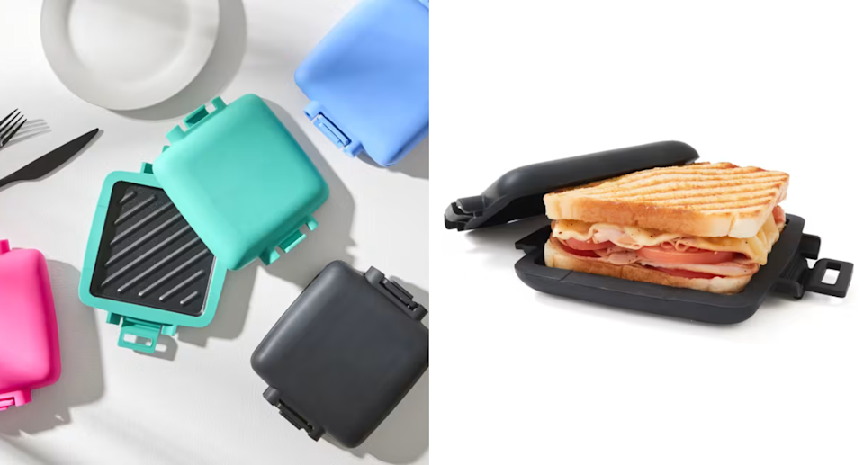 The $15 Kmart toastie makers went viral in 2024, with shoppers raving about the affordable kitchen item. Credit: Kmart Australia 