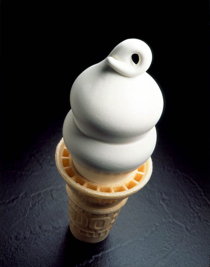 Dairy Queen ice cream cone.