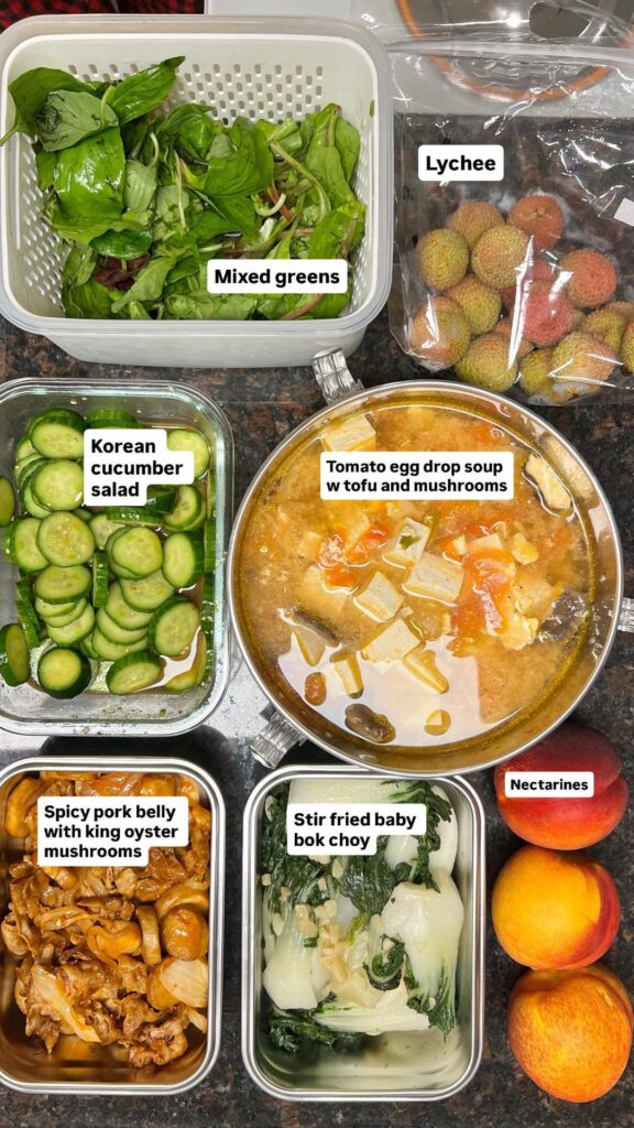 This week’s prep (+ bonus brunch spread)