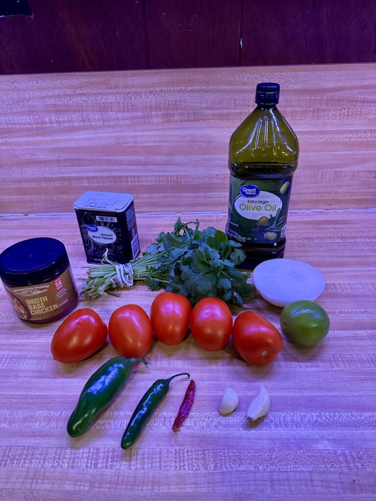 Salsa roja sauce Salsa roja sauce