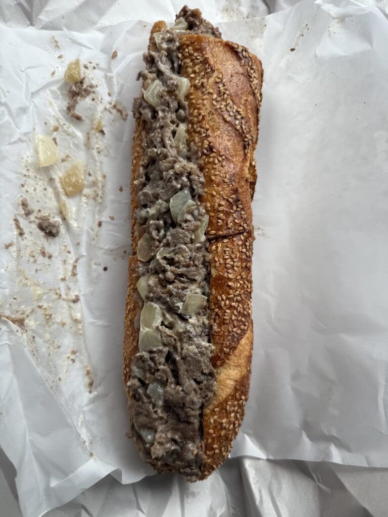 Had my first cheesesteak at Angelo’s in Philly Had my first cheesesteak at Angelo’s in Philly