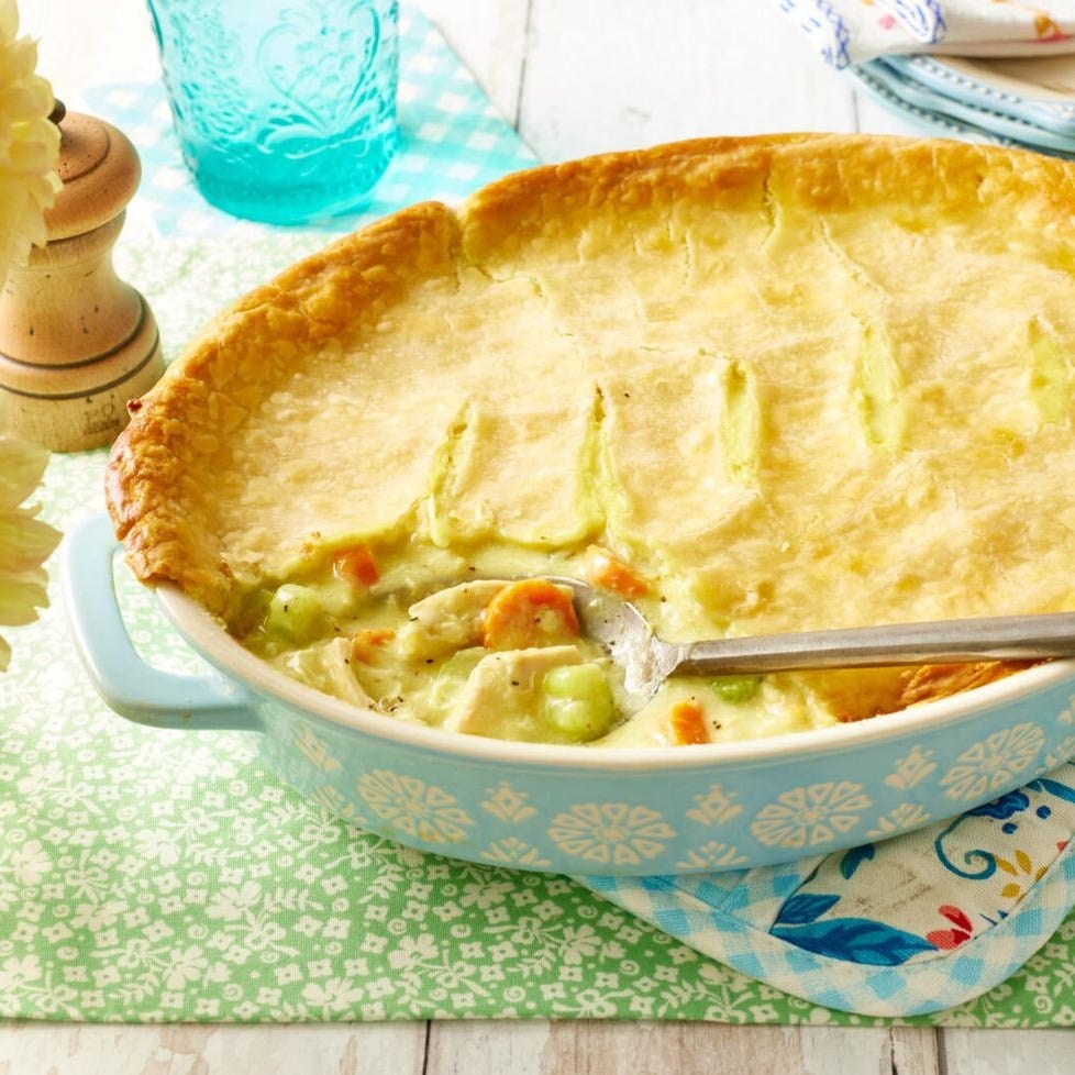classic chicken pot pie casserole