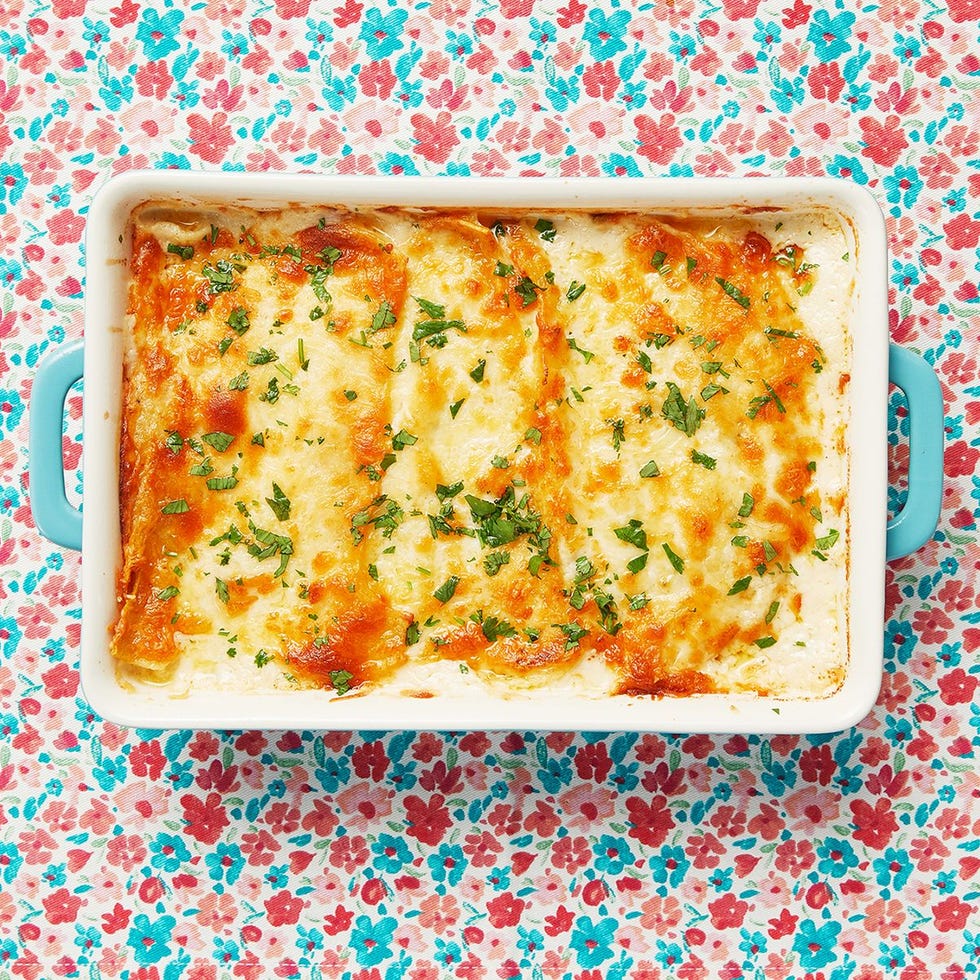 white chicken enchiladas casserole