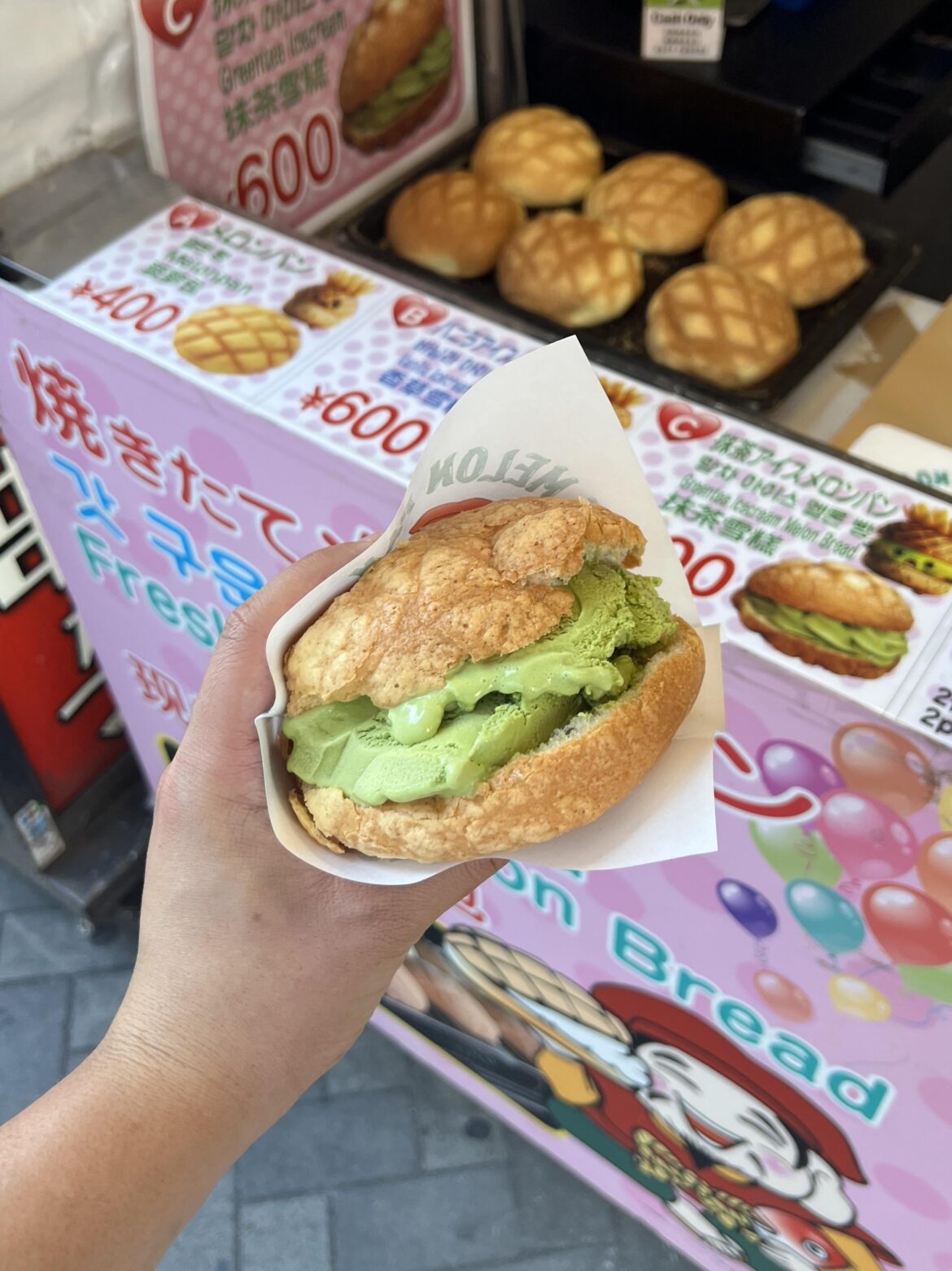 Melonpan with Ice Cream just slaps 💯