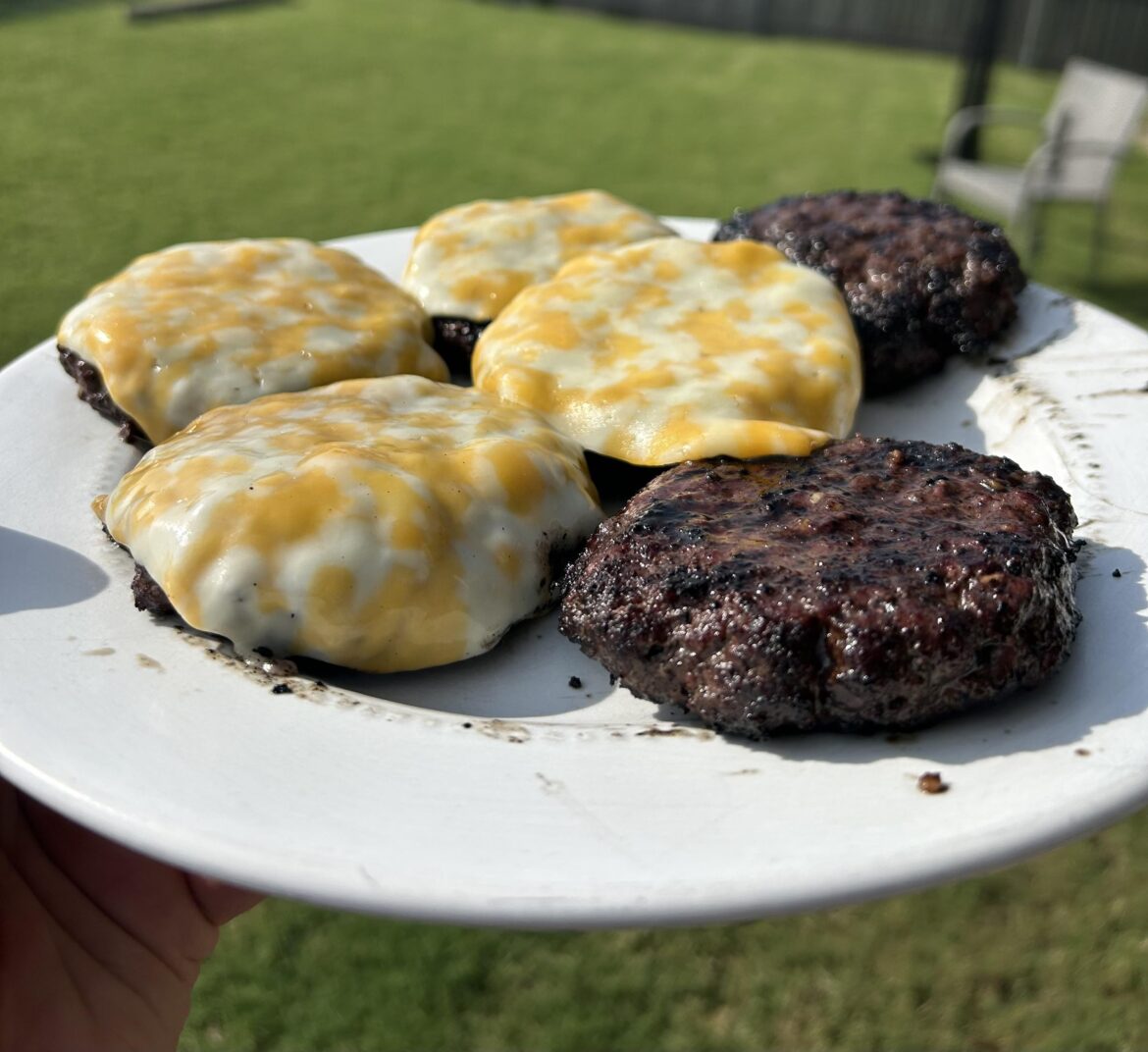 Nothing special, but hot of the grill
