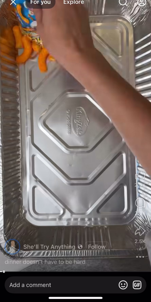 dinner doesn’t have to be good apparently either🤷