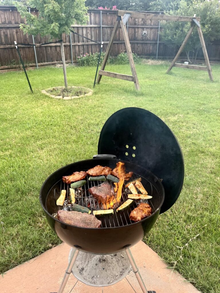 Having too much fun with the Weber 😅