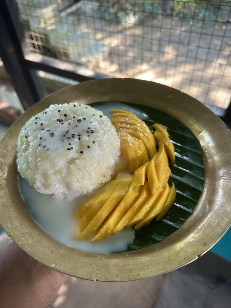Thai mango sticky rice