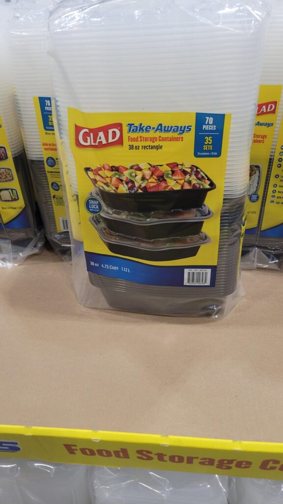 Costco has prep containers 35pc sets $7.99. FYI
