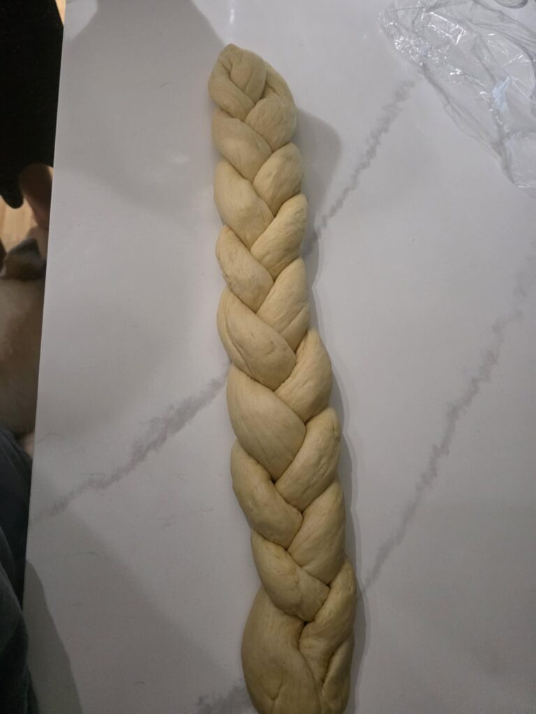 Tried my first challah bread 😅