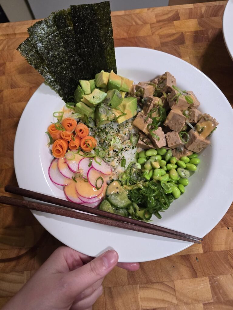 Shoyu Tofu Poke Bowl