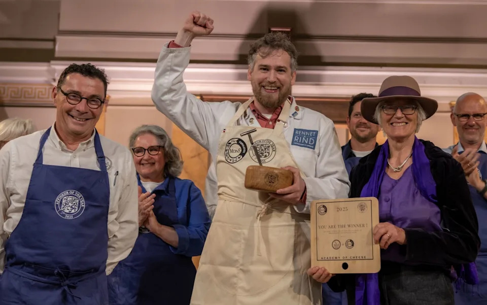 Perry Wakeman of Rennet & Rind in Cambridge created a winning cheddar that was brothy, savoury and umami-rich