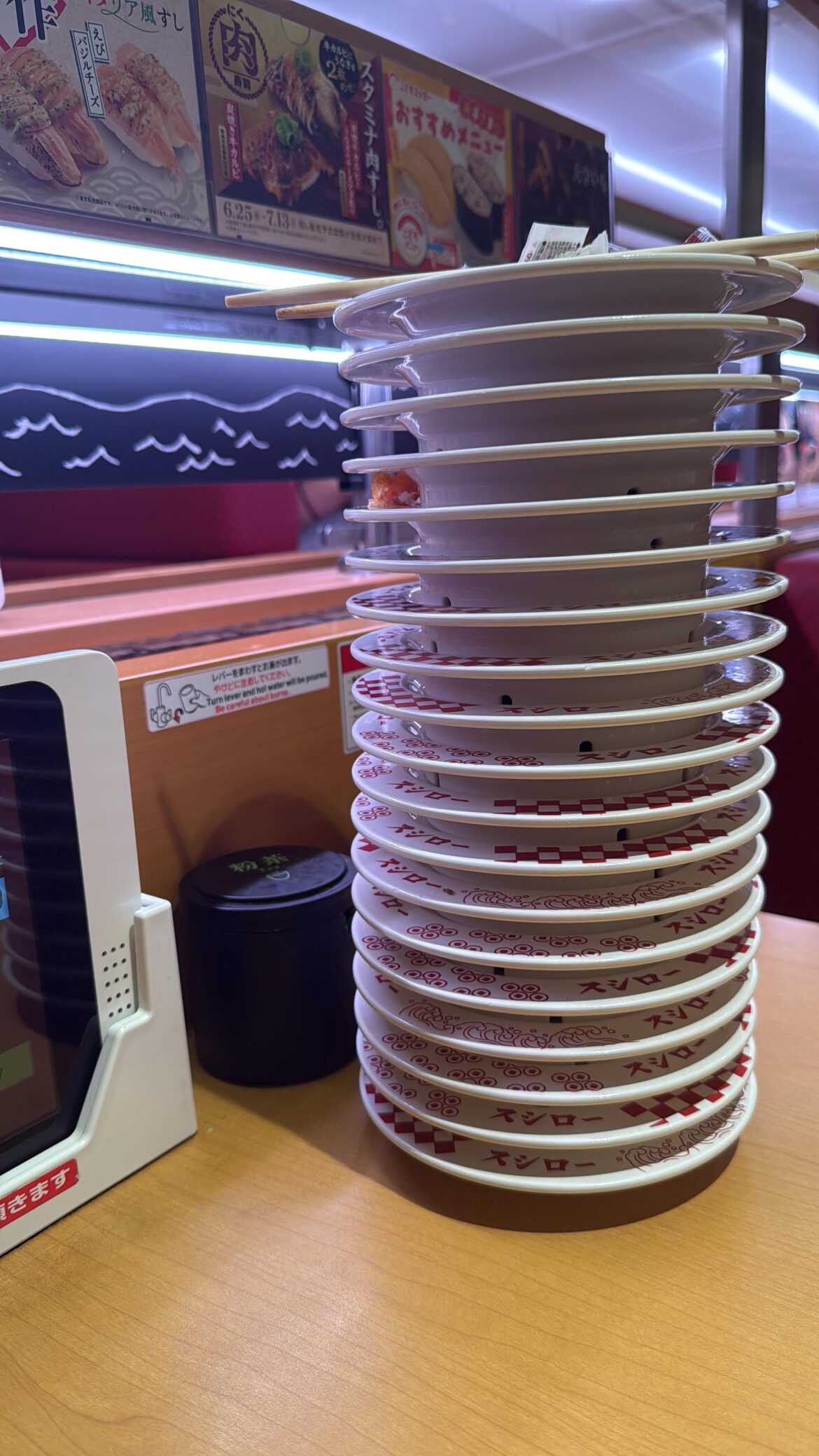 I ate at Sushiro for the first time and i loved it