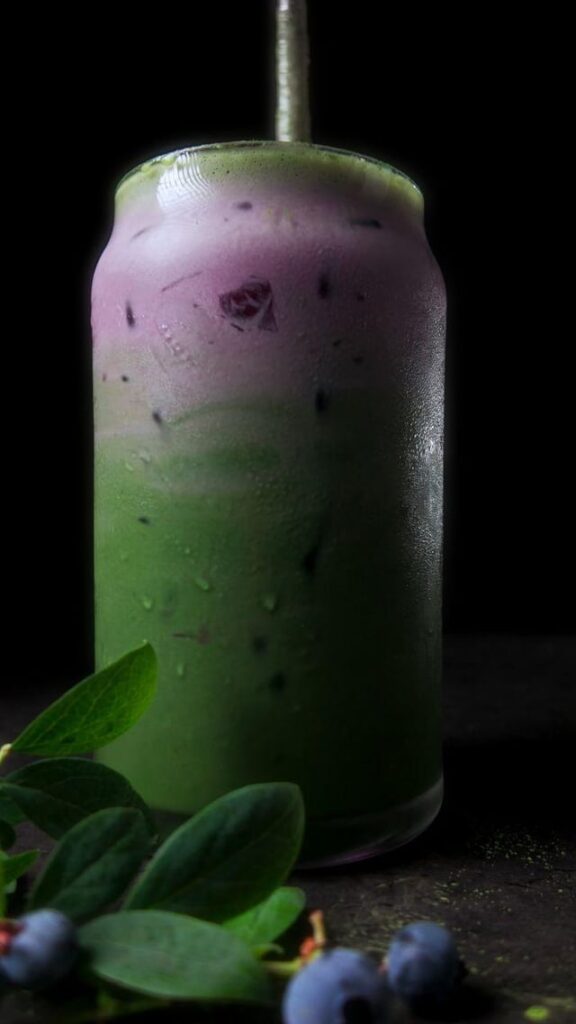 She Mixed Blueberry Jam into Her Matcha. I Grabbed the Camera