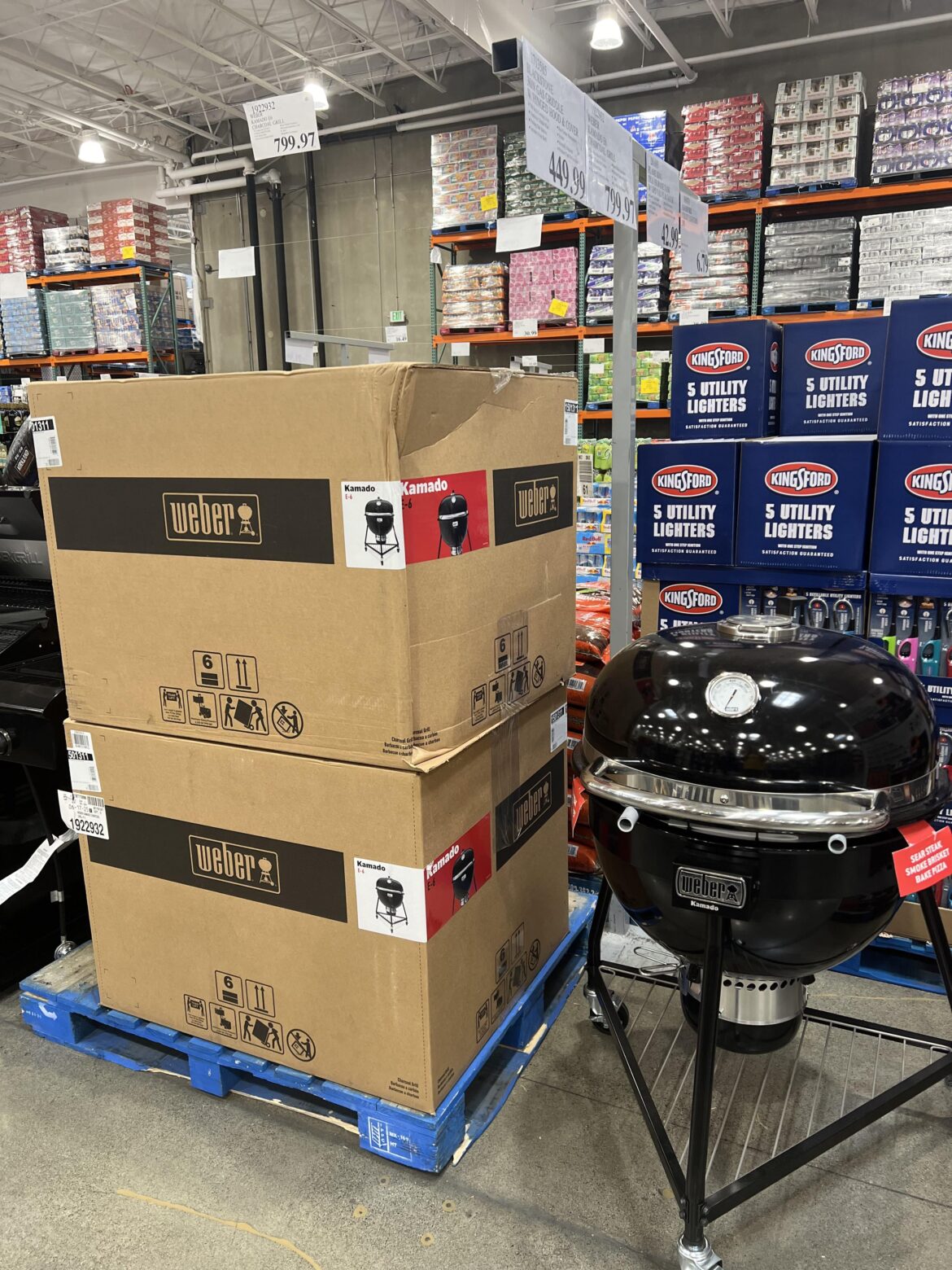 Weber Kamado $799.97 at Costco Weber Kamado $799.97 at Costco