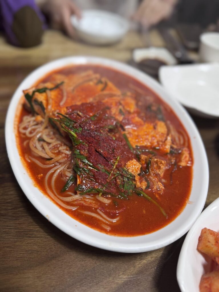 Dubu duru chigi 두부두루치기 in Daejeon.
