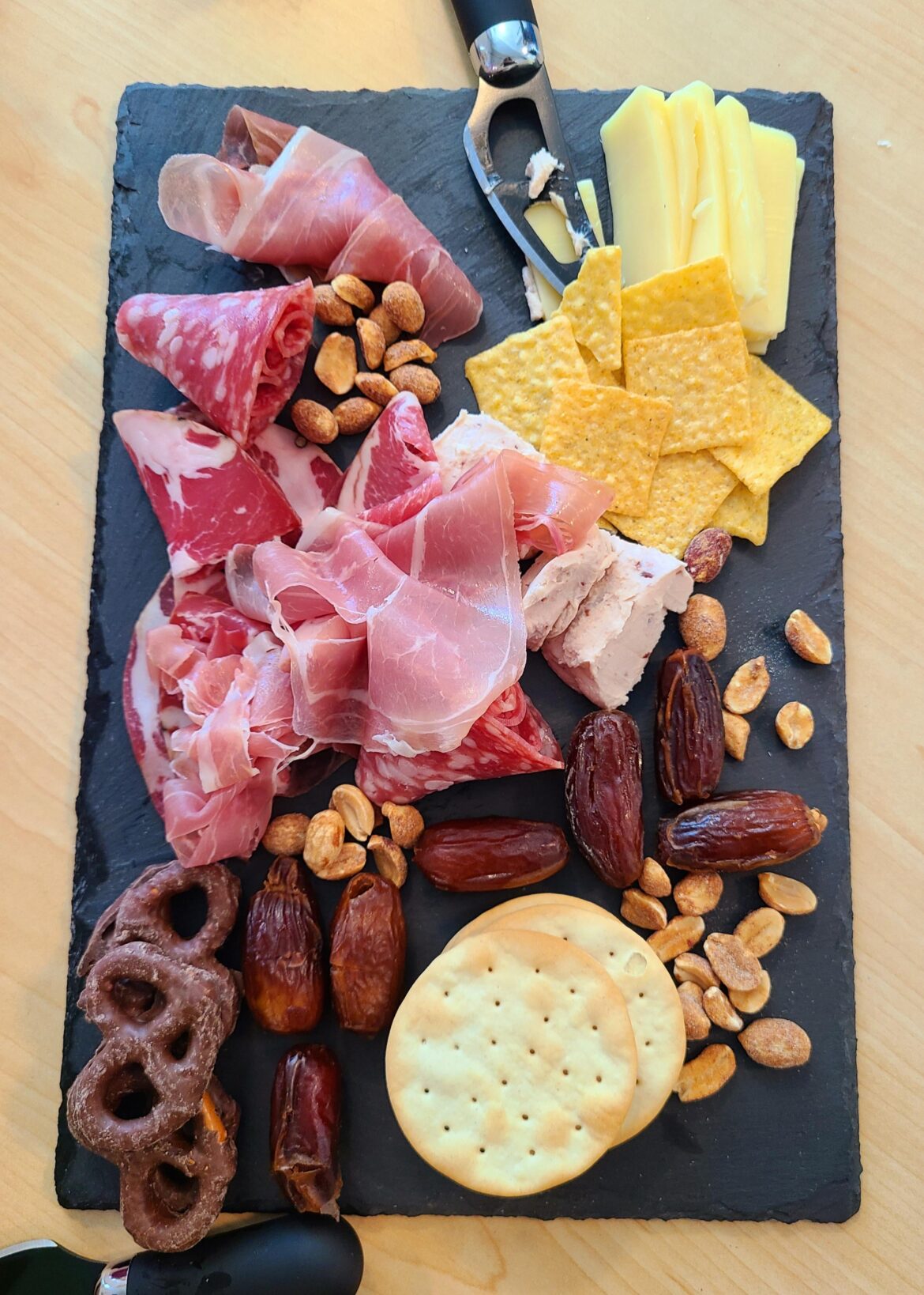 My very first charcuterie board.