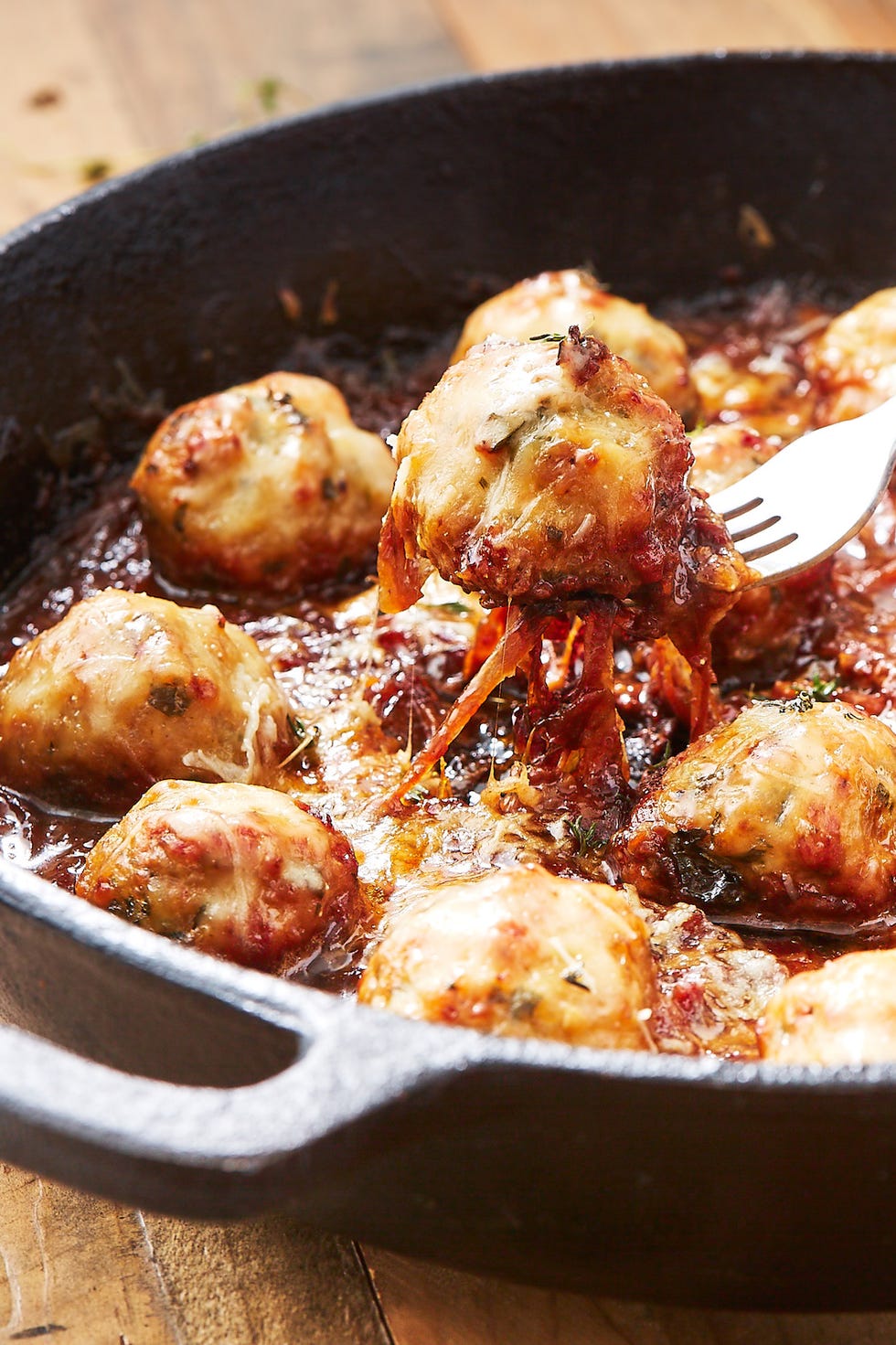 french onion meatballs