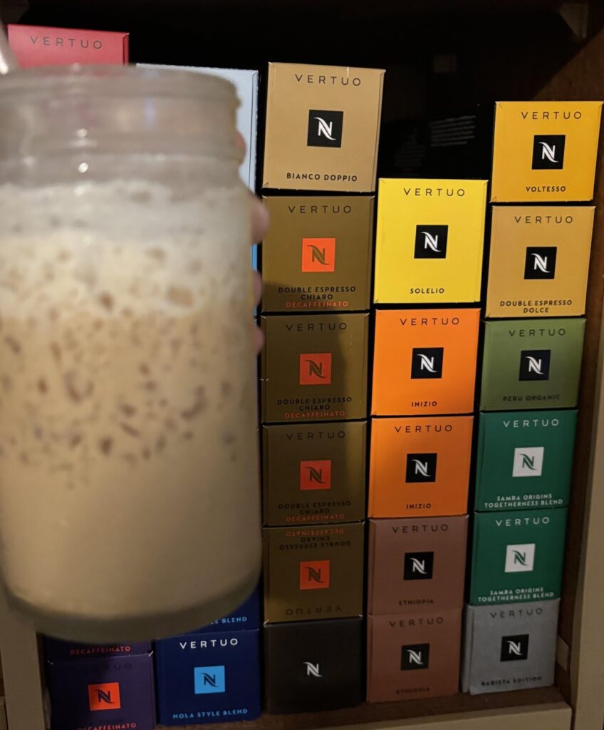 Iced Latte with Peru Iced Latte with Peru