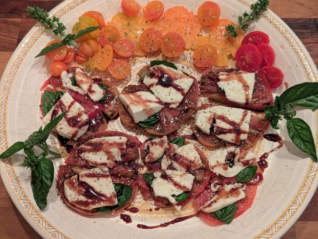 Our first tomato feast of the season: The real reason we grow tomatoes Our first tomato feast of the season: The real reason we grow tomatoes