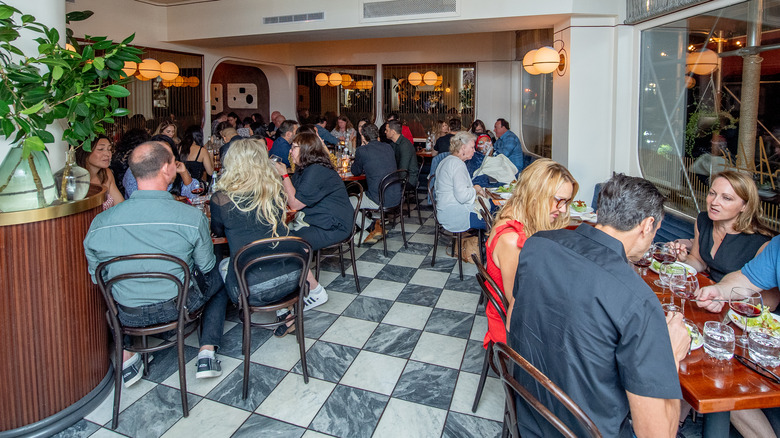 People dining at Don Angie