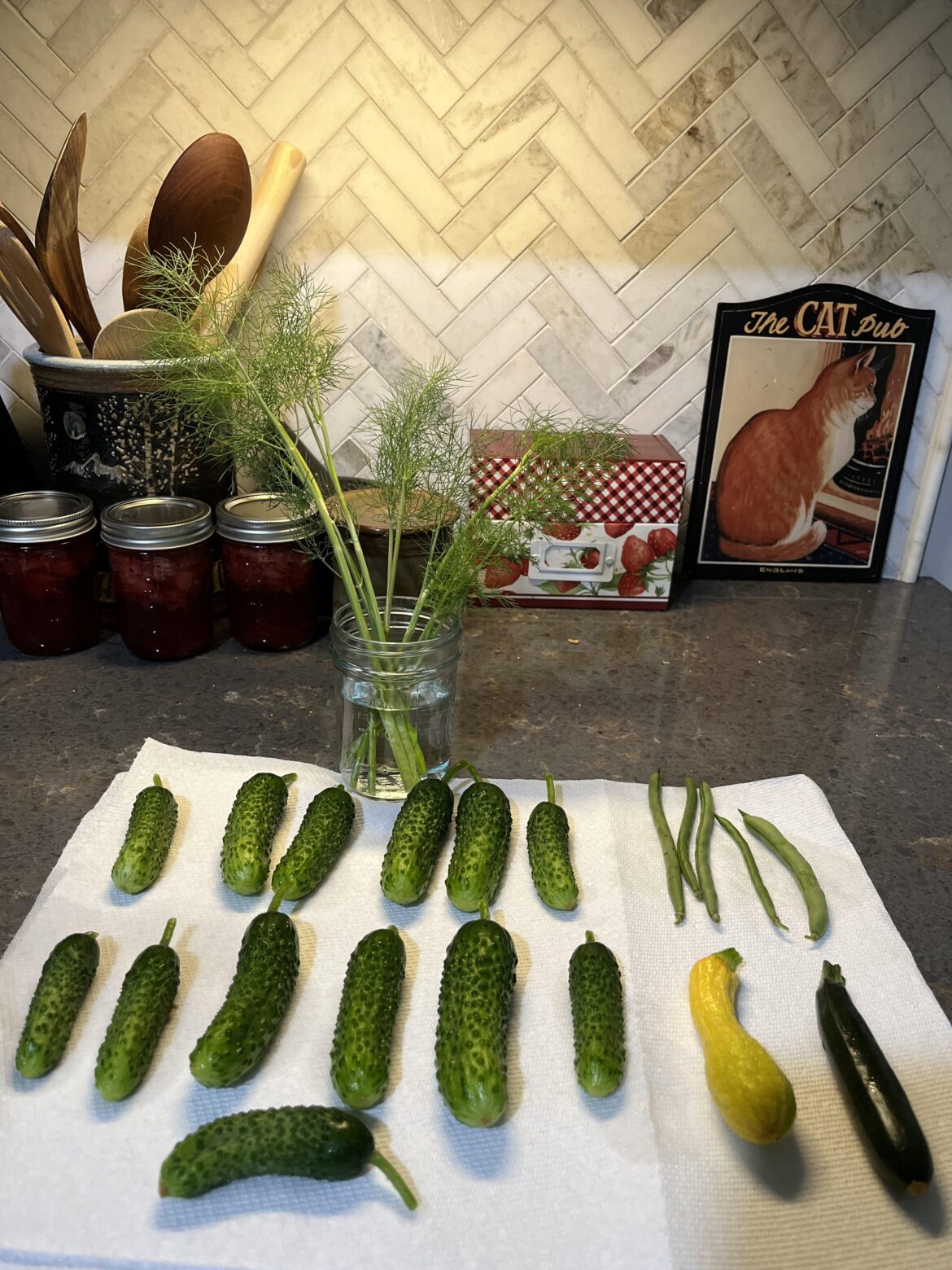 My first harvest of the year! My first harvest of the year!