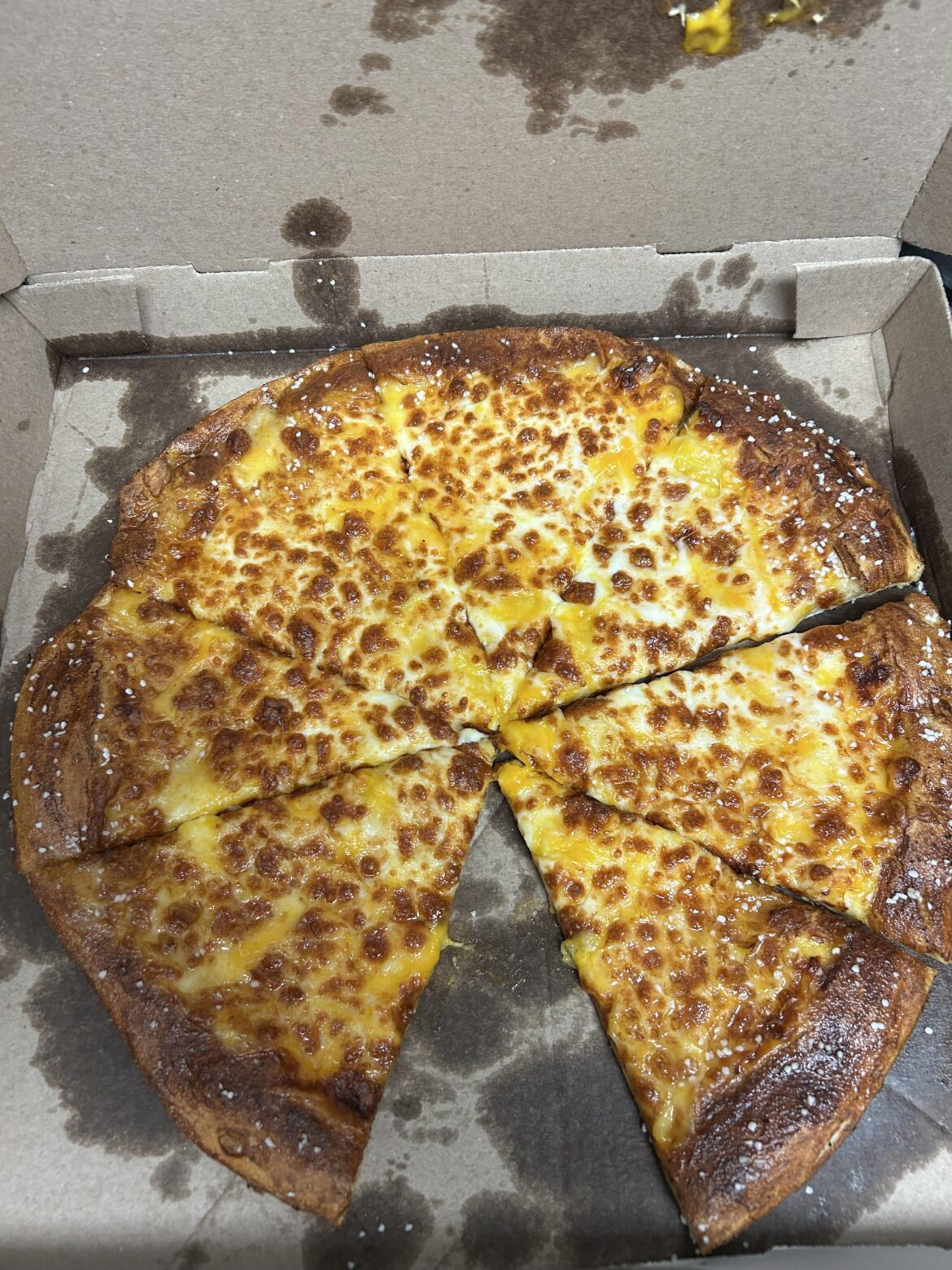 driver ate a slice of my pizza