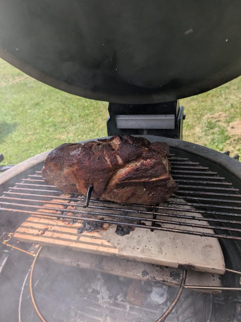 First pork butt on the classic 2!