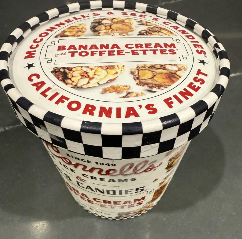 McConnell’s Banana Cream with Toffee-ettes. WOW! McConnell’s Banana Cream with Toffee-ettes. WOW!