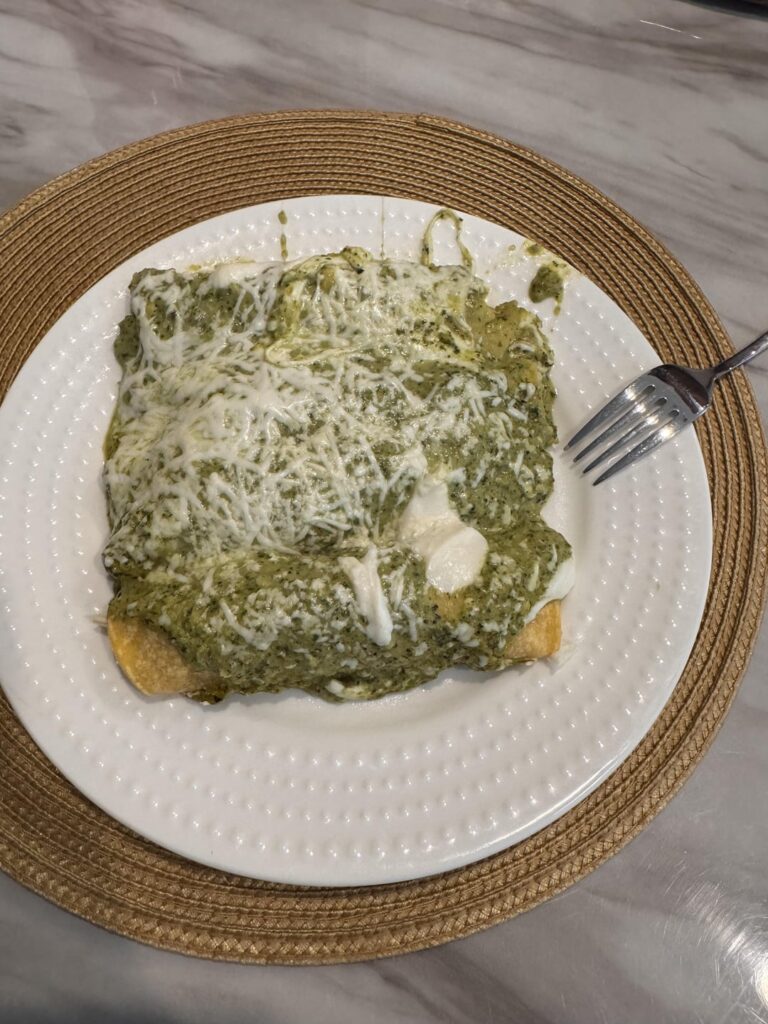 Enchiladas suizas.