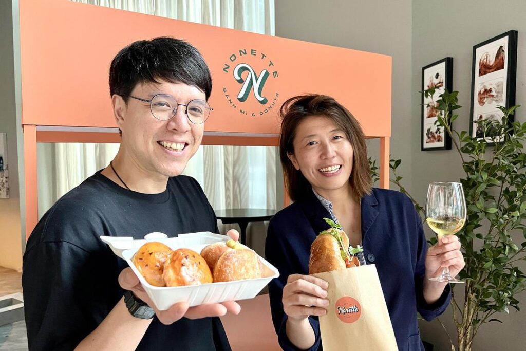 Nonette's founder Pearlyn Lee (right) with Rasa Space's co-founder Kavan Spruyt.