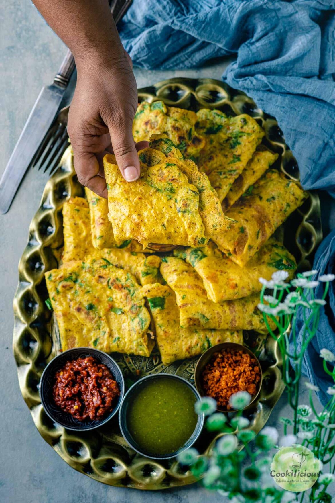 Moong Dal Chilla | Savory Lentil Pancakes