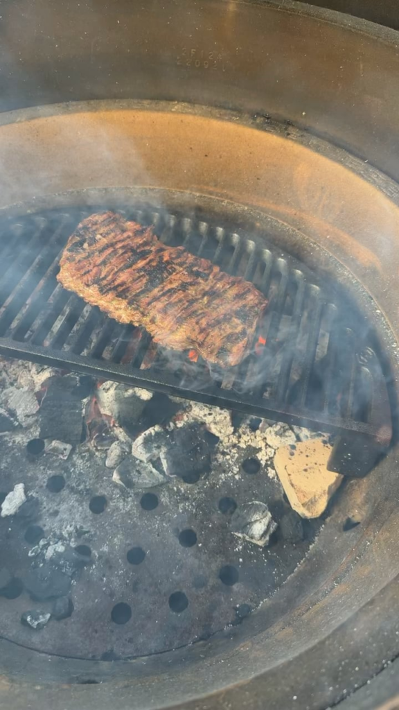 Carne asada with a unique setup Carne asada with a unique setup