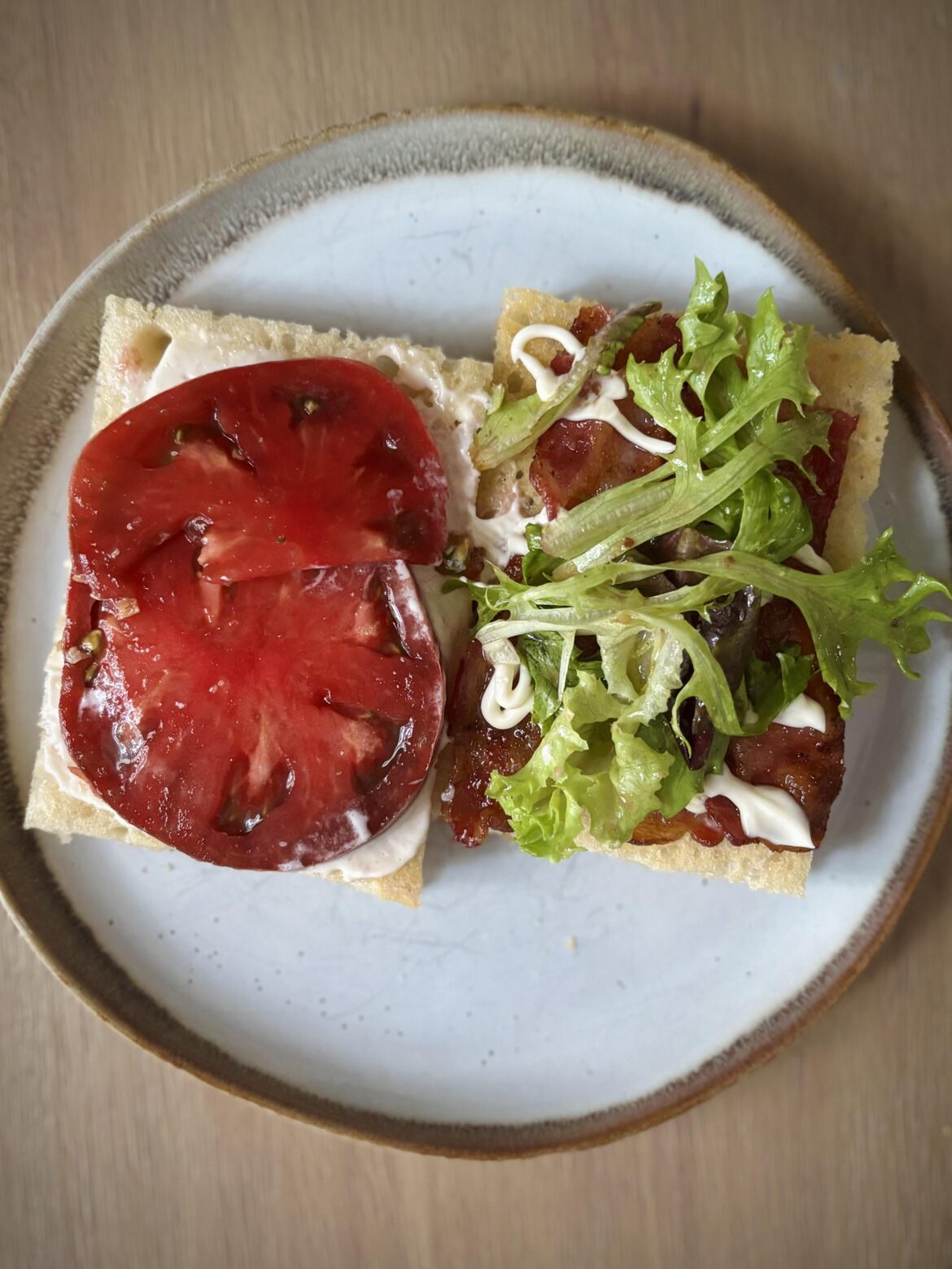 Carbon Tomato BLT on Focaccia Carbon Tomato BLT on Focaccia
