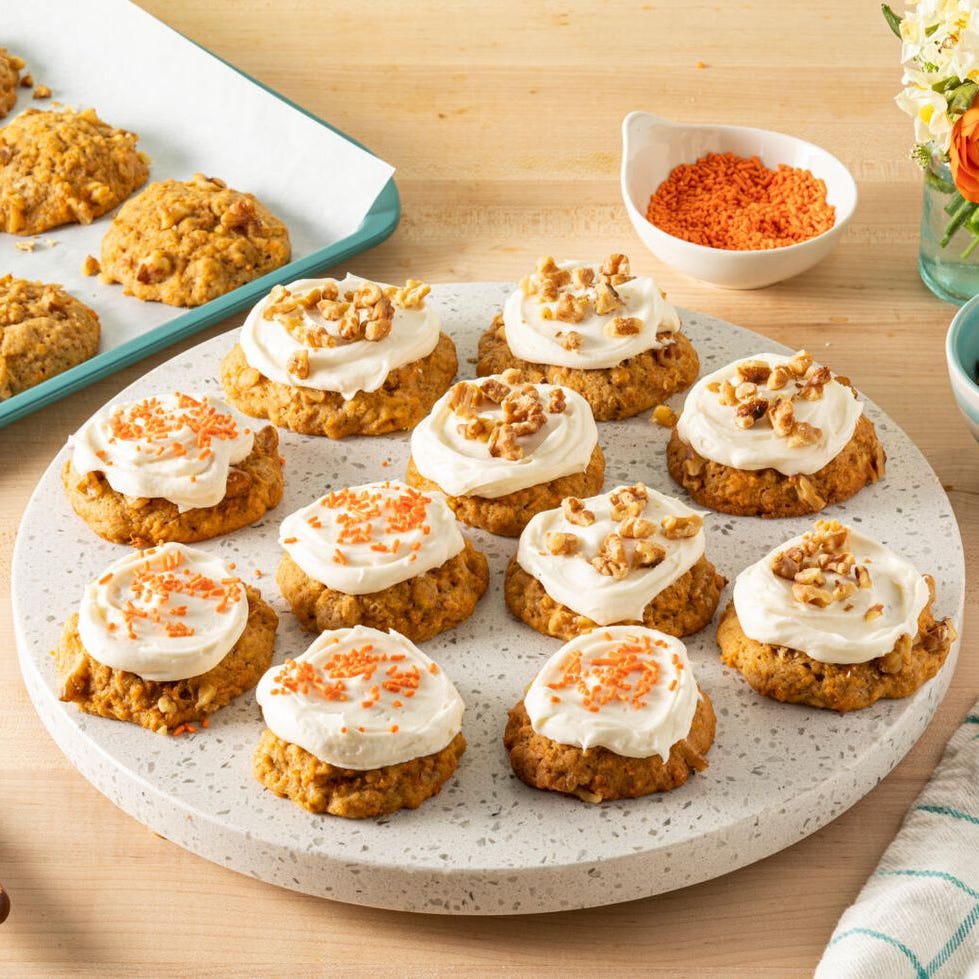 carrot cake easter cookies