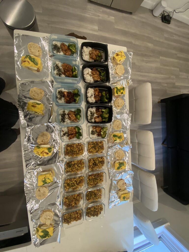 Yesterday’s Meal Prep: 30 meals made in 2 hours