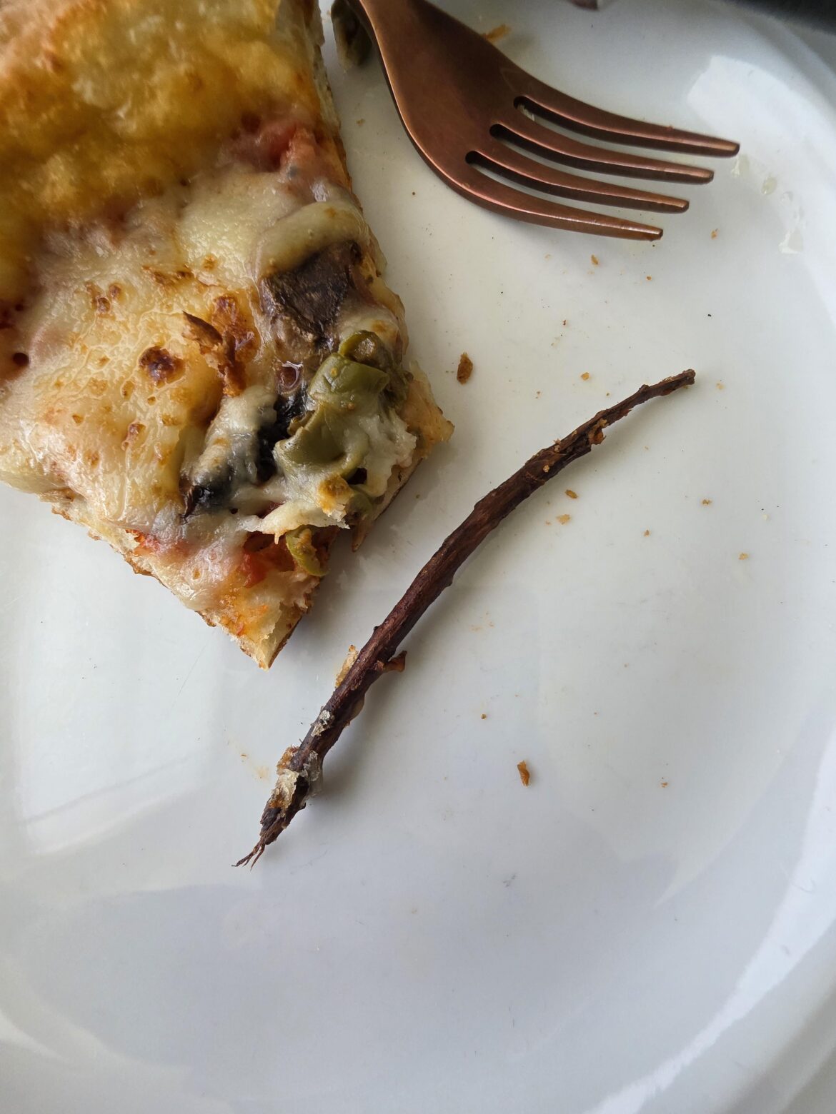 Pizza with a stick
