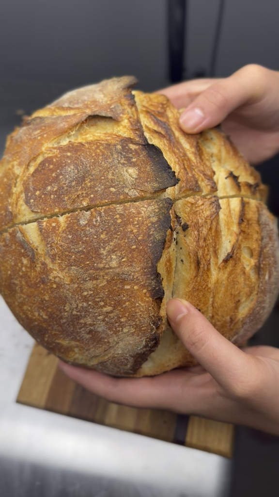 My teenager’s first bread ever!