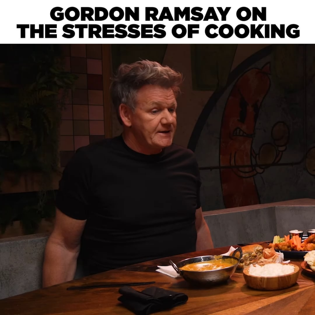 Gordon Ramsay Speaks About The Mental Challenges On Cooking
