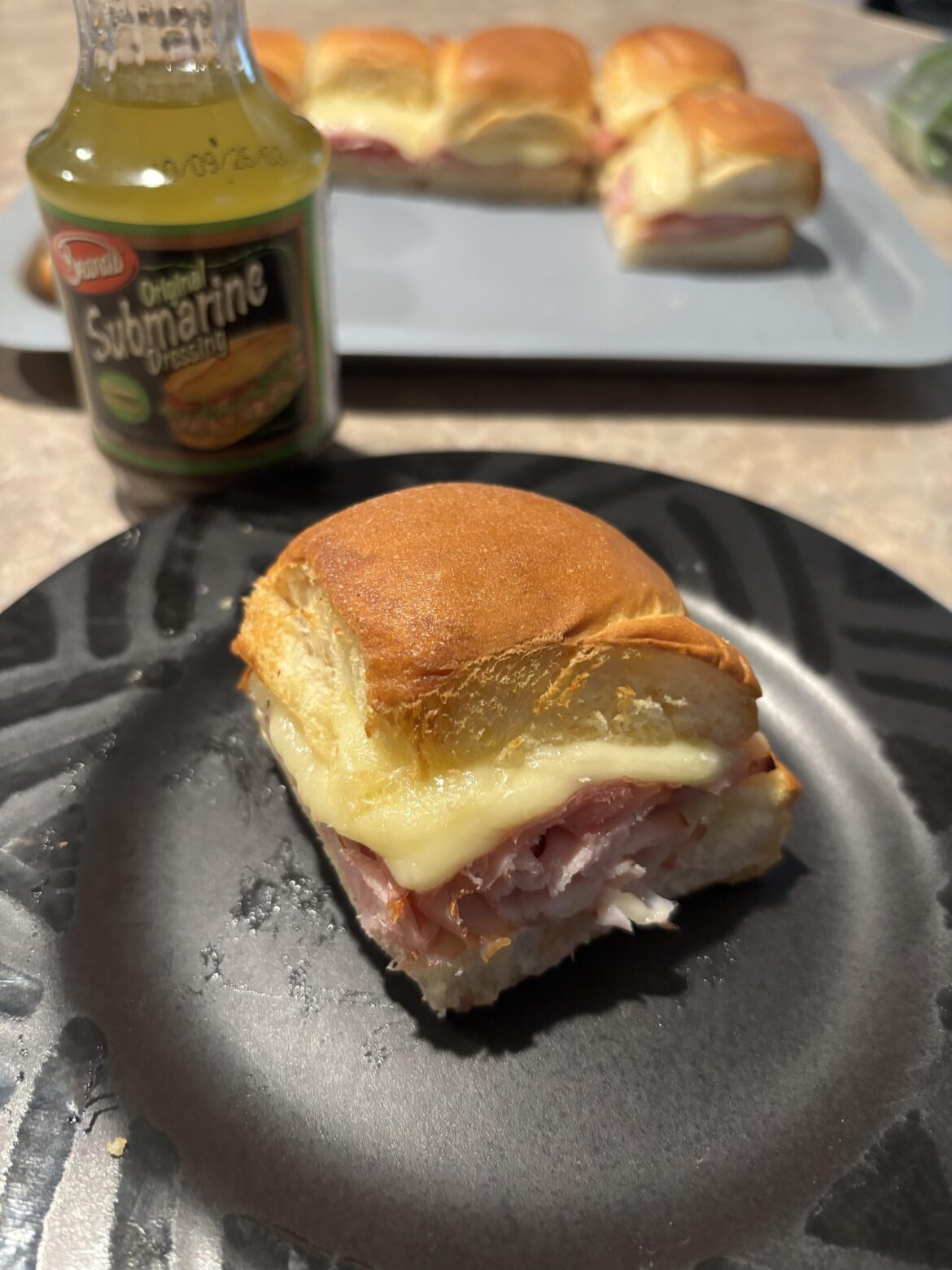 Ham and cheese sliderz Ham and cheese sliderz