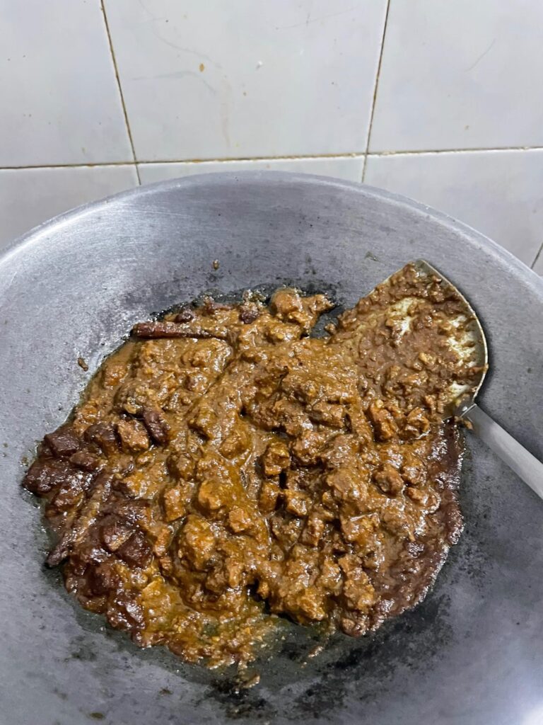 I spent 3 hours making many serving of Rendang, none of my family want to eat it because it looks like diarrhea