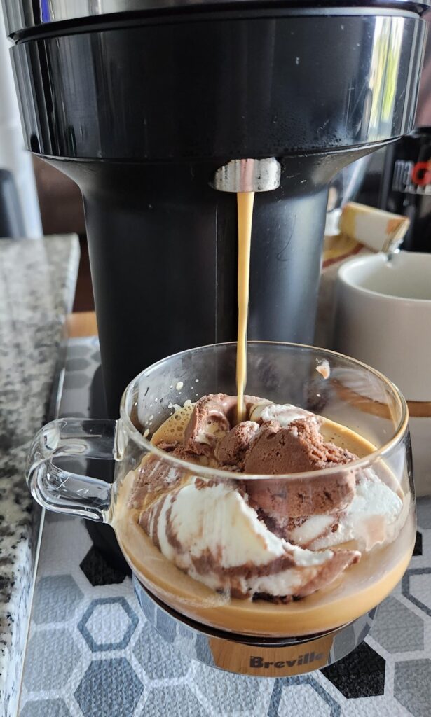 Nespresso affogato