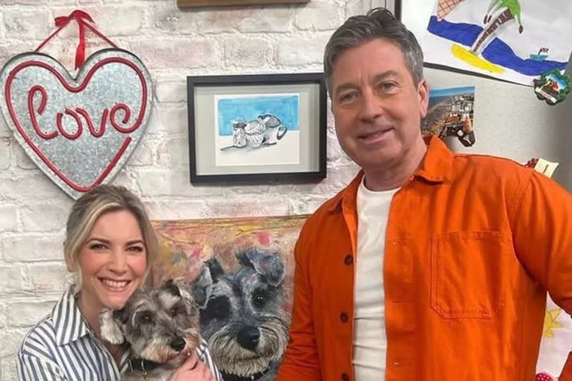 Lisa Faulkner and John Torode