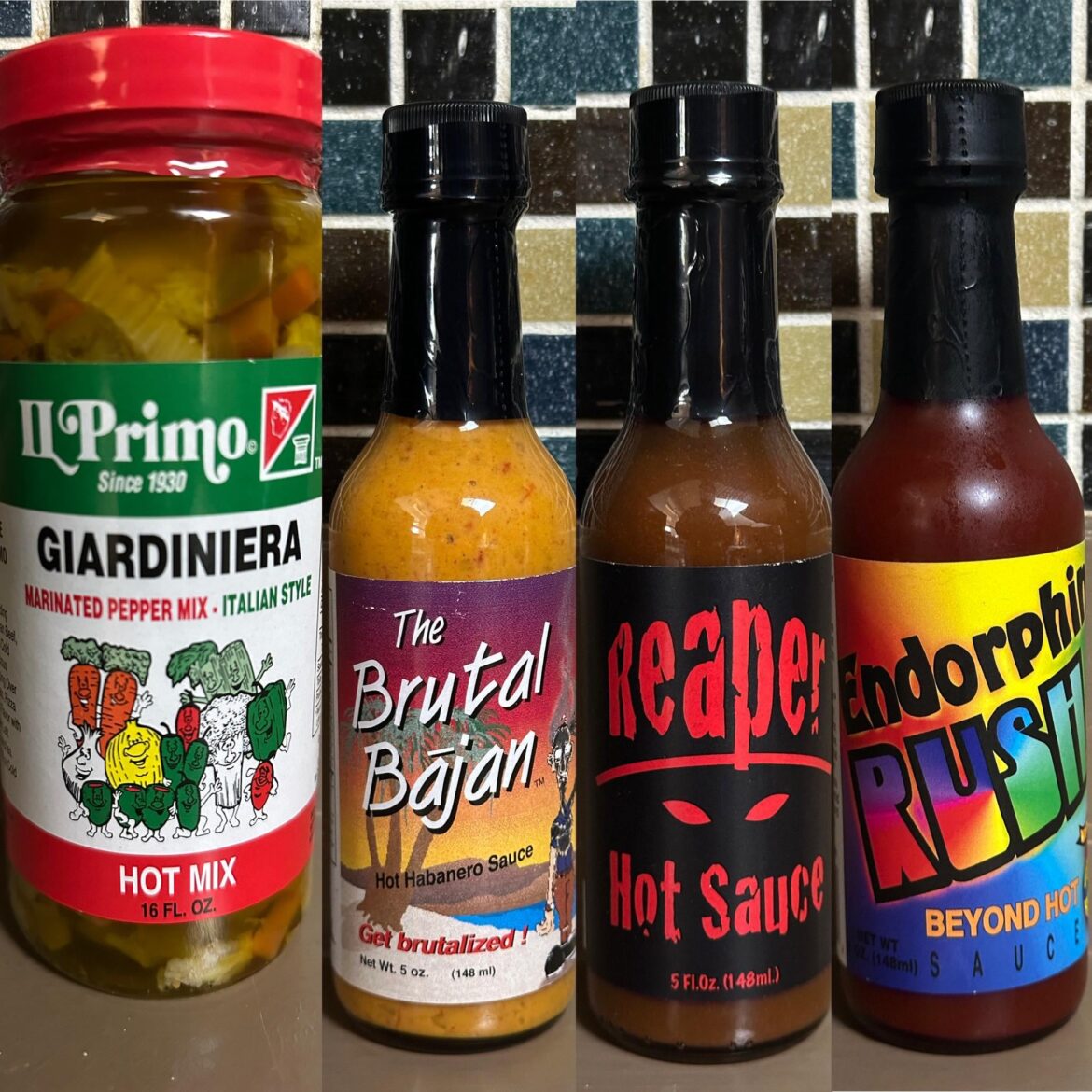 A couple I hadn't tried from US Hot Sauce Inc. (aka Eathot.com) along with another bottle of my #1 sauce of all time: Endorphin Rush