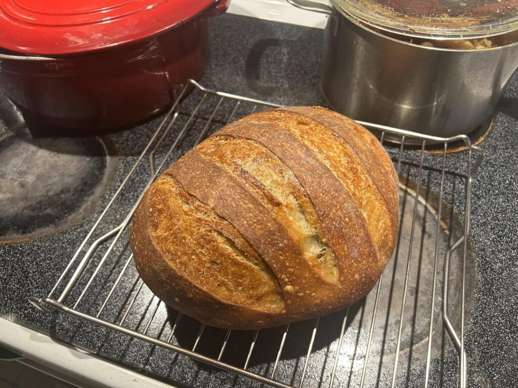 This is my child. Earl grey Bread