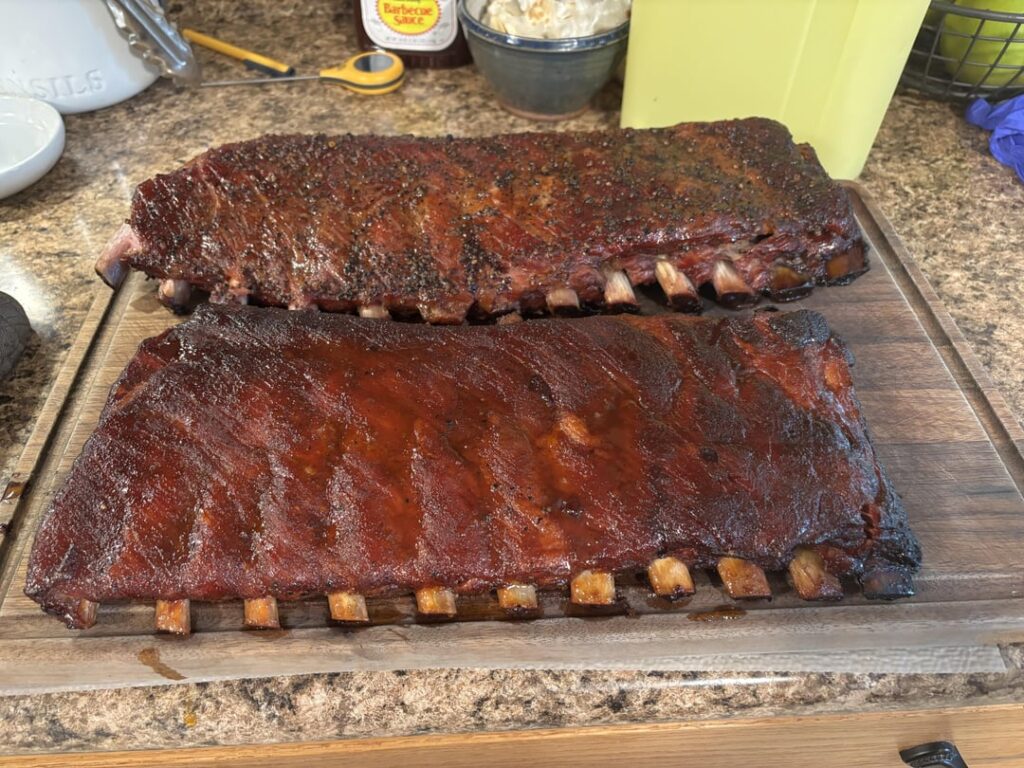 First try at pork ribs!