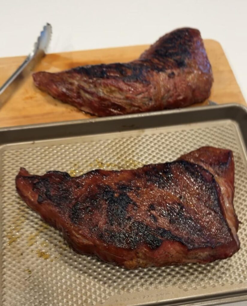 Murica’! Tri-tips and spicy smoked queso