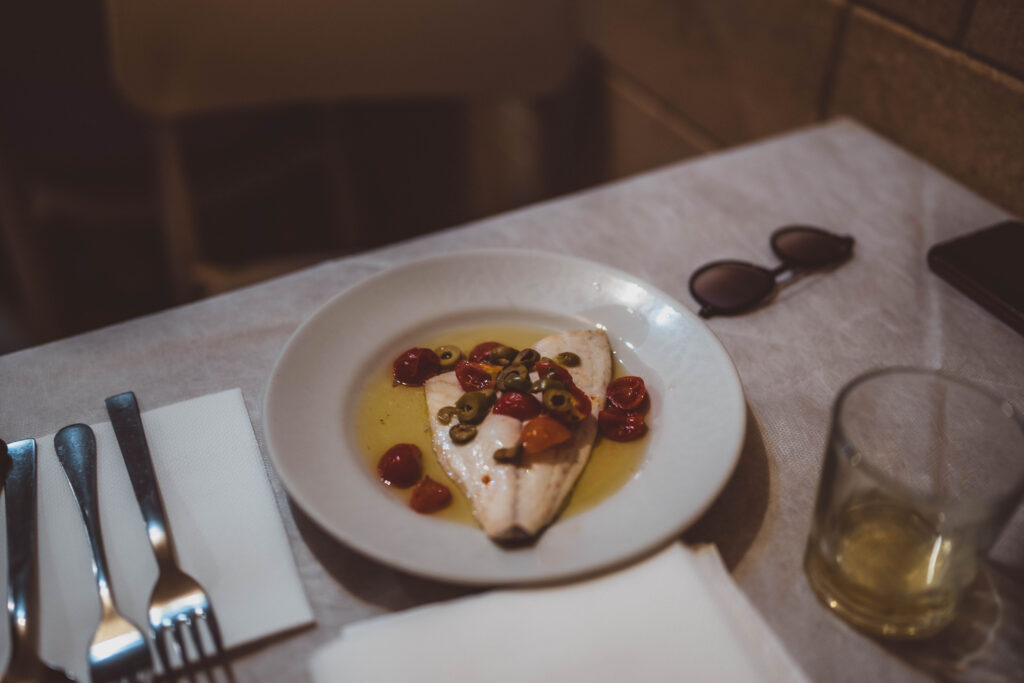 fish at Trattoria L'Orologio