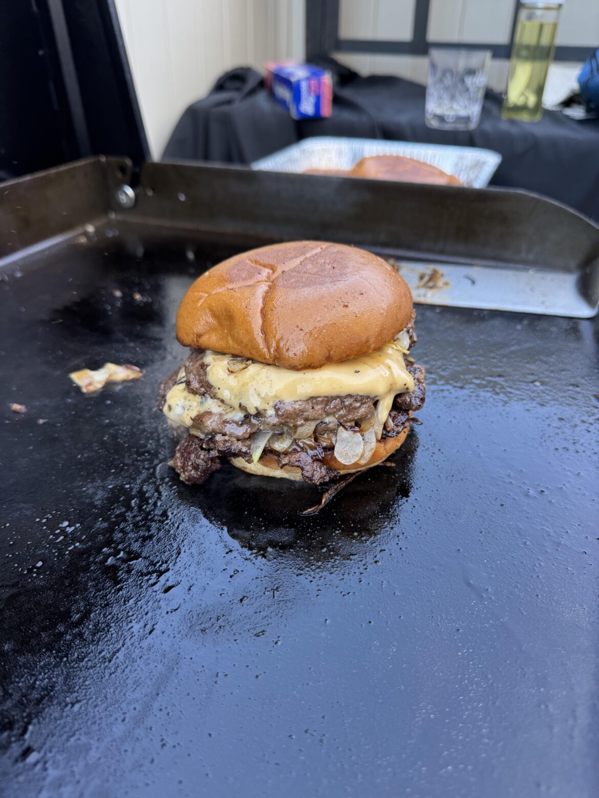 When you make more patties than buns, a triple cheese is born.