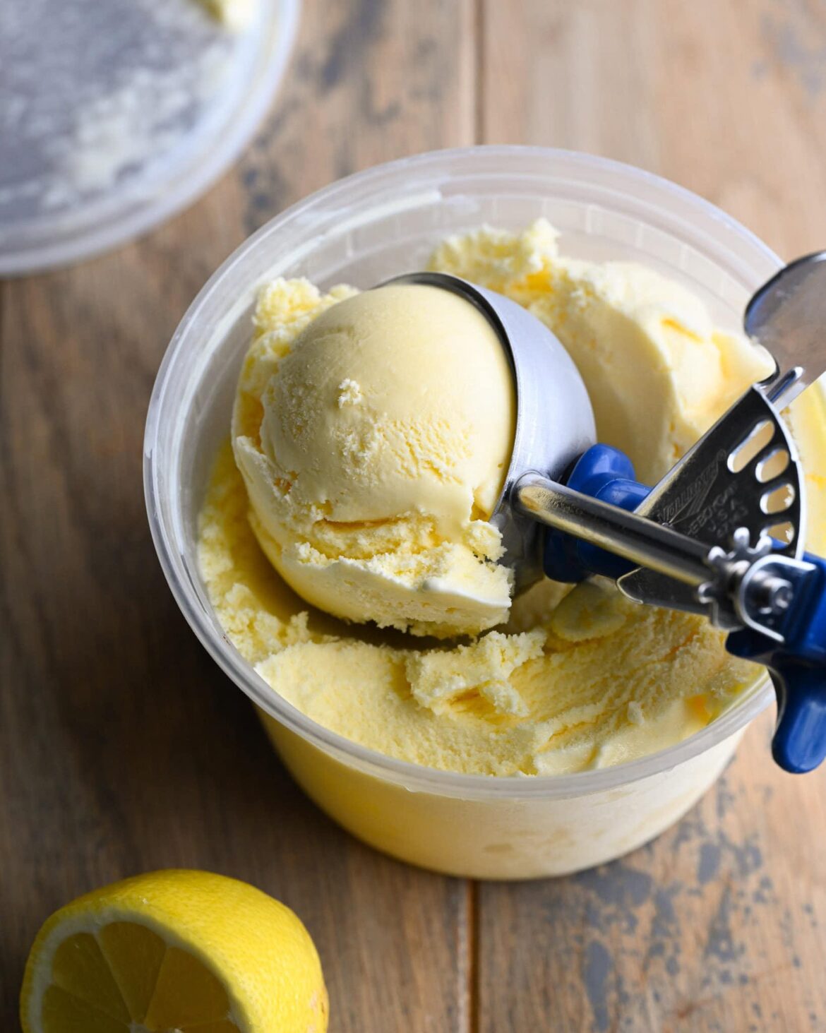Lemon Custard Ice Cream -Churn 2